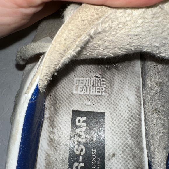 Used Men’s Golden Goose Size 46/13
Super-Star Core
White Ice + Blue
Incl Dustbag - Picture 7 of 8